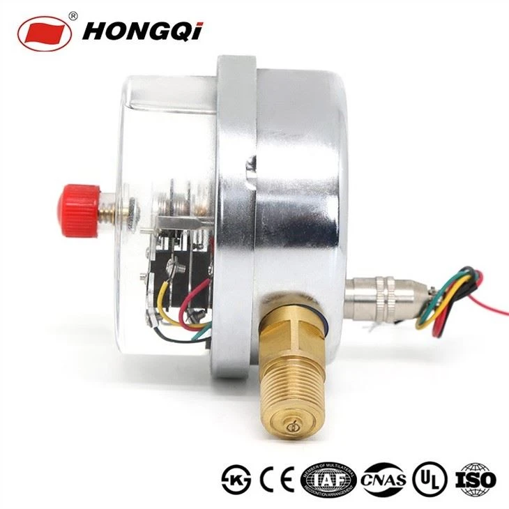 100mm Electric Contact Luquidi Filled Manometer Made By Hongqi