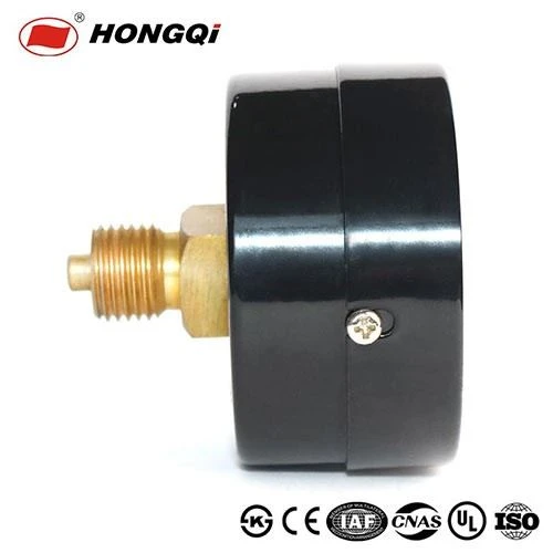 50mm Pressure Gauge With Black Painted Steel Case