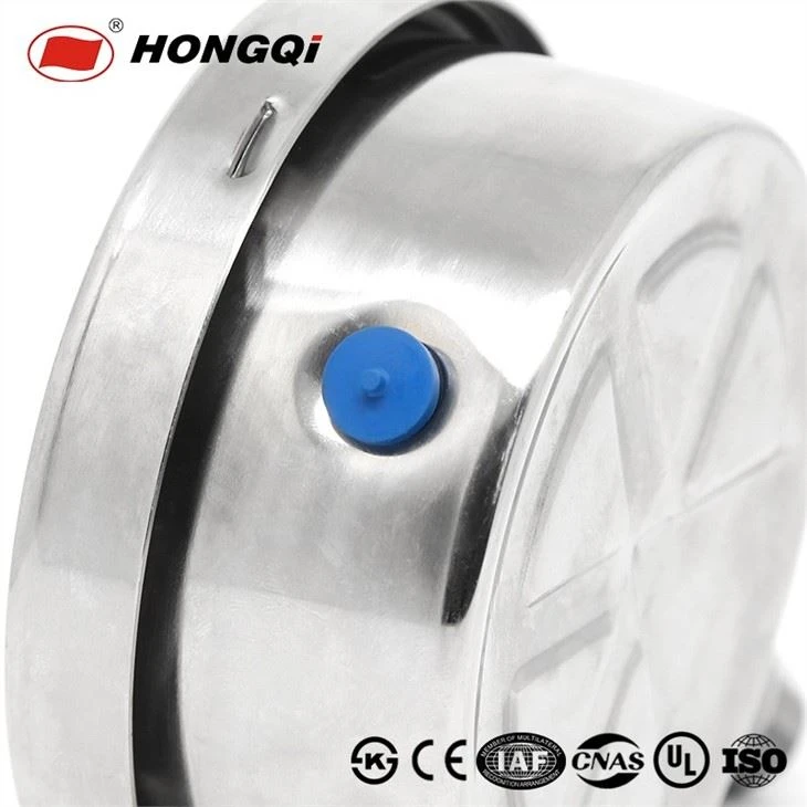Hongqi Y100bf Shockproof/ Anti-Corrosion High 304SS Pressure Gauge
