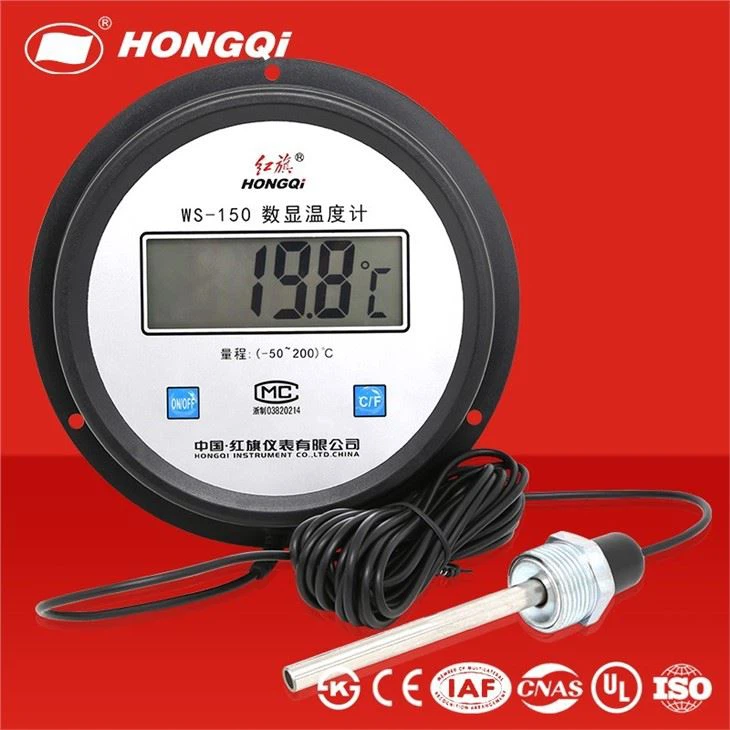 Stainless Steel LCD Display Digital Thermometer